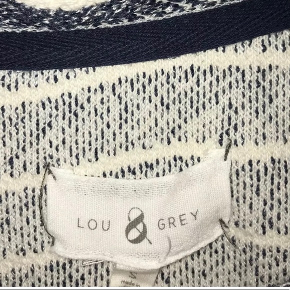 Lou & Grey striped crewneck pullover sweatshirt - Picture 6 of 6